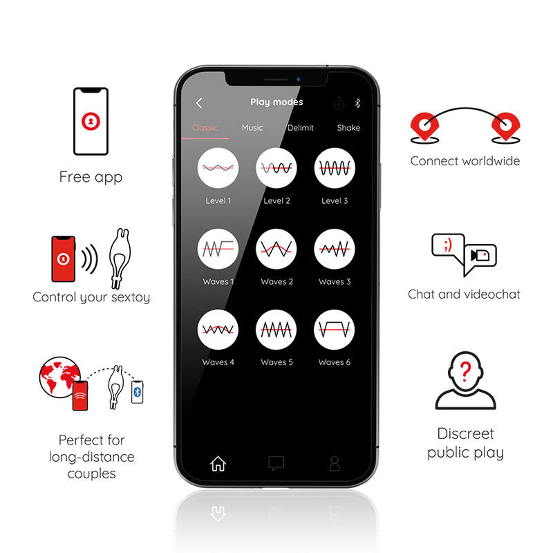 ONINDER - Vibrating Cock Ring | App-Controlled Couples Ring | Clitoral Stimulator SPEED - FREE APP