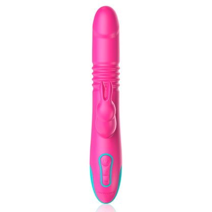 HAPPY LOKY | Triple Stimulation Vibrator | G‑Spot, Clitoral & Anal | Thrusting, Rotating Pearls, Dual Motors, Waterproof & Rechargeable