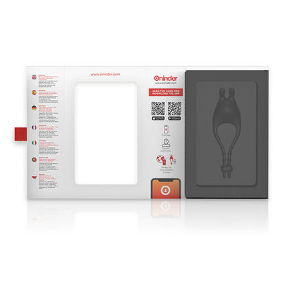 ONINDER - Vibrating Cock Ring | App-Controlled Couples Ring | Clitoral Stimulator SPEED - FREE APP