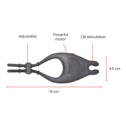 ONINDER - Vibrating Cock Ring | App-Controlled Couples Ring | Clitoral Stimulator SPEED - FREE APP
