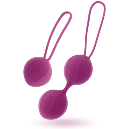 Coverme Kegel Fit | Pelvic Floor Trainer Set | Single & Double Silicone Kegel Balls | Strengthen Pelvic Muscles